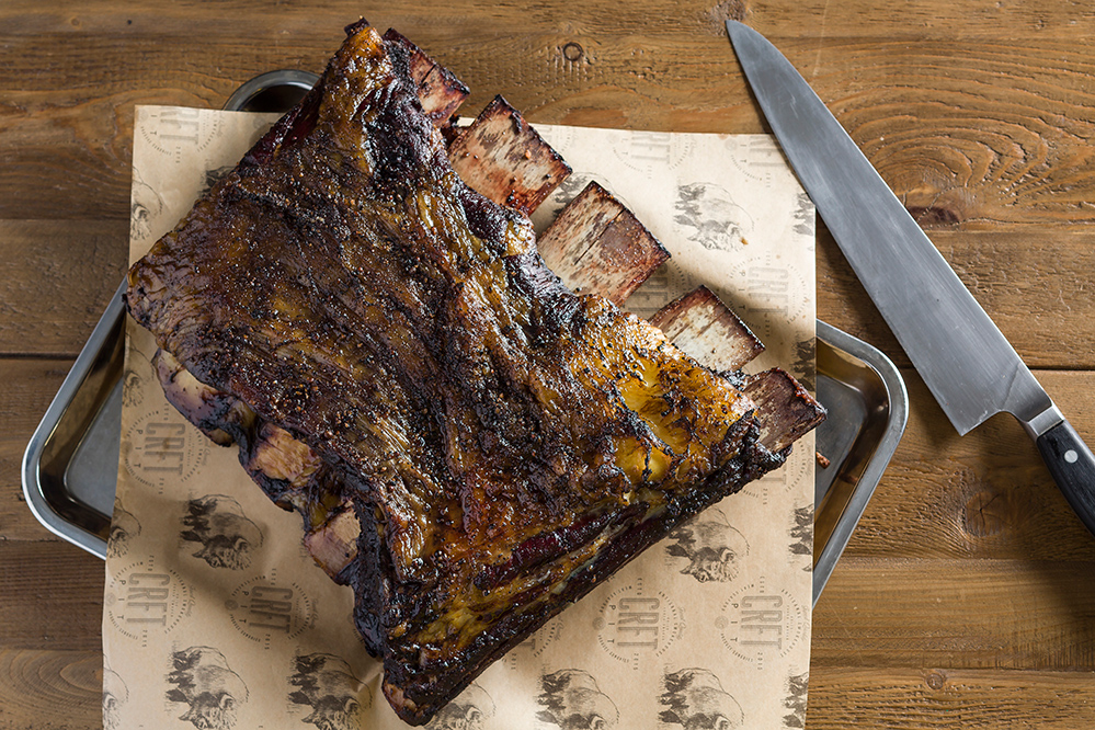 Smoked beef short ribs